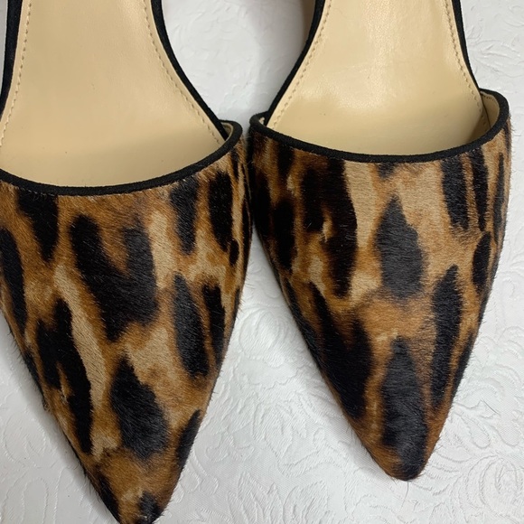 Vince Camuto Kolissa Calf Hair Animal‎ Print Slingback Pumps - Picture 4 of 5